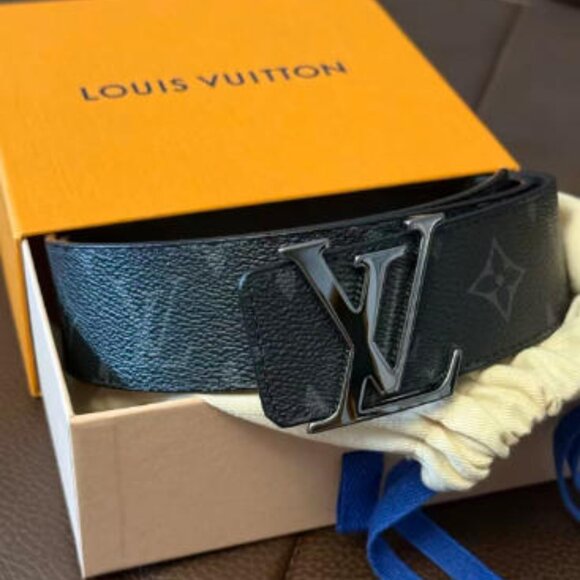 Louis Vuitton LV initialed belt -Black size:95 - Picture 2 of 4